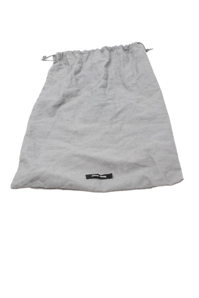Miu Miu Womens Leather Snakeskin Print Wide Belt Gold Silver Size 32