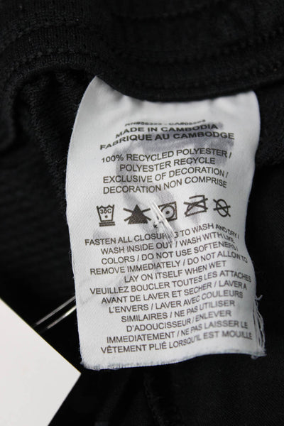 Nike Mens Track Pants Black Recycled Polyester Drawstring Size M
