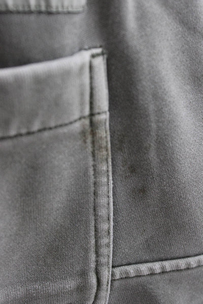 Banks Journal Mens Sweat Shorts Green Organic Cotton Drawstring Size 32