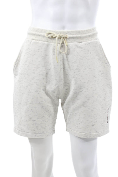 Scotch & Soda Mens Sweat Shorts Gray Drawstring Cotton Solid Size M