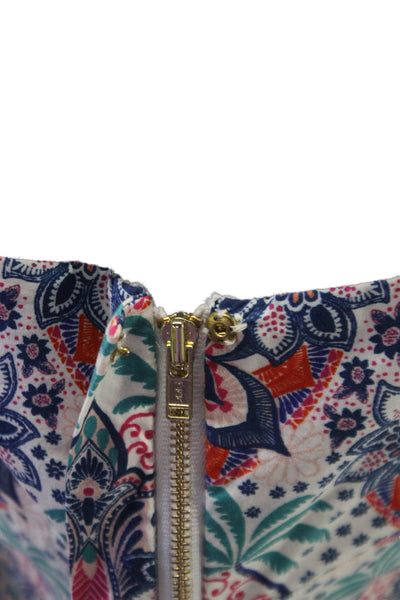 Cara Cara Women Sundress Multicolor Paisley Cotton Size 6