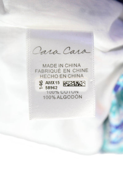 Cara Cara Women Sundress Multicolor Paisley Cotton Size 6