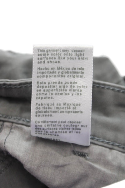 AG Men Chino Shorts Gray Button Closure Size 32