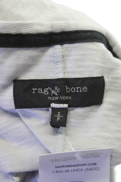 Rag & Bone Mens T-Shirt Gray Cotton Blend Crew Neck Short Sleeve Size S