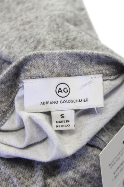 AG Mens T-Shirt Gray Short Sleeve Crew Neck Cotton Stretch Size S