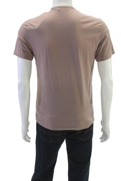 Theory Mens Pima Cotton Crew Neck Short Sleeve T-Shirt Brown Size S