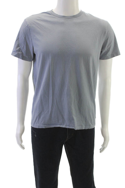 AG Mens Gray Cotton Crew Neck T-Shirt Size S