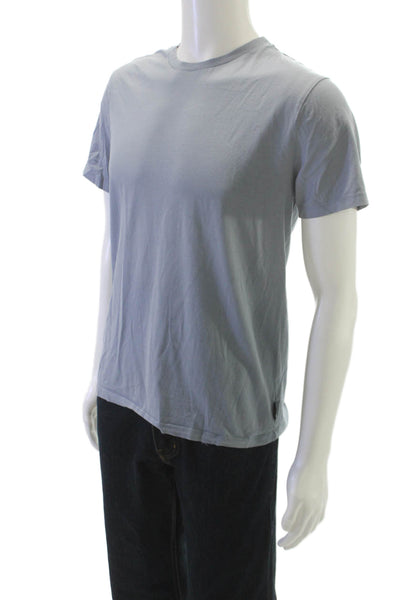 AG Mens Gray Cotton Crew Neck T-Shirt Size S