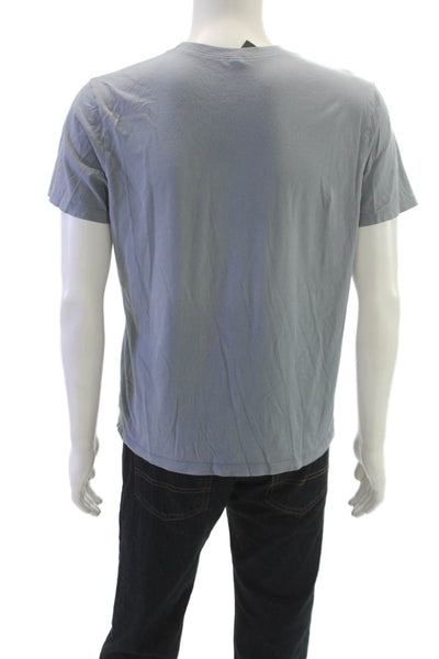 AG Mens Gray Cotton Crew Neck T-Shirt Size S