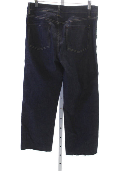 Generation Love Womens Straight Jeans Blue High Rise Cotton Size 28