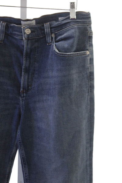 Citizens of Humanity Womens Straight High Rise Blue Cotton Jeans Size 28