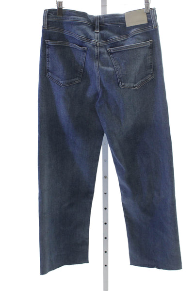 Citizens of Humanity Womens Straight High Rise Blue Cotton Jeans Size 28