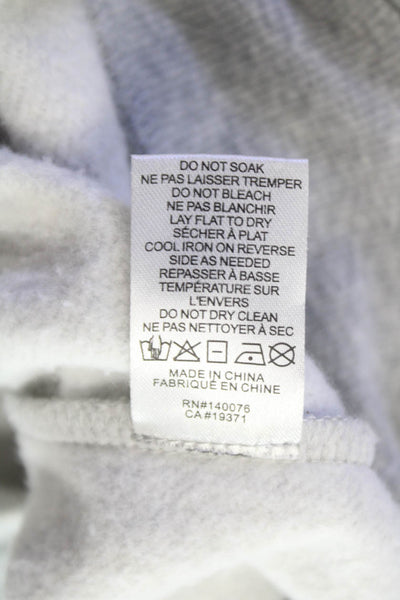 Generation Love Womens Gray Sweatsuit Zip Mock Neck Size L
