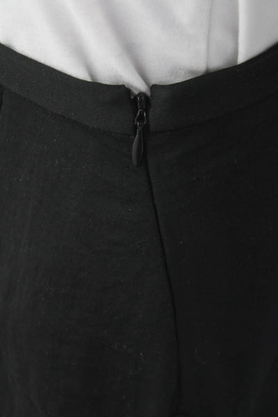 Rebecca Taylor Women Mini Flare Skirt Black Size 0
