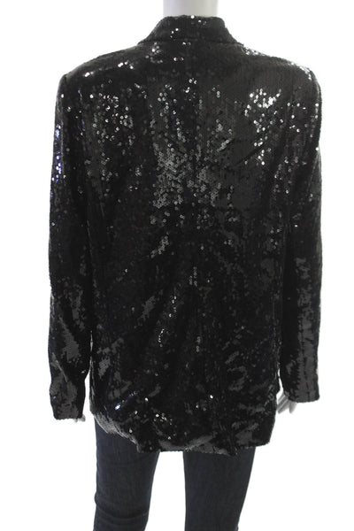Picadilly Women Blazer Black Button Long Sleeve Size L