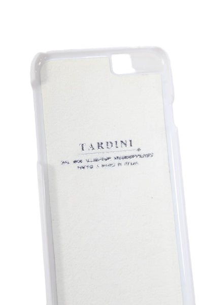 Tardini Unisex Adults Genuine American Alligator Jeweled iPhone Case Red
