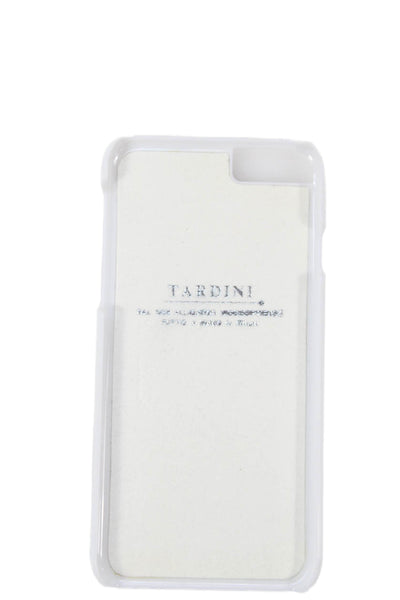 Tardini Unisex Adults Genuine American Alligator Jeweled iPhone Case Pink