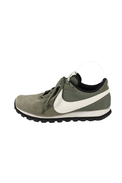 Nike Womens Lace Up Suede Canvas O.X. Sneakers Twilight Marsh White Size 8.5