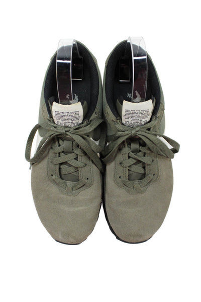 Nike Womens Lace Up Suede Canvas O.X. Sneakers Twilight Marsh White Size 8.5