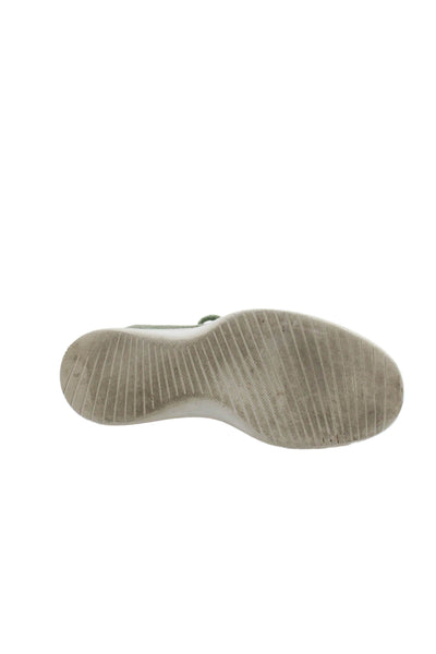 Allbirds Womens Lace Up Round Toe The Wool Runners Running Sneakers Green Size 8