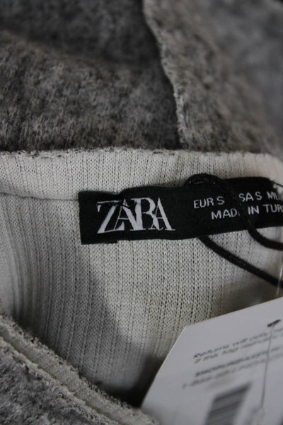 Zara Womens Gray Turtleneck Pullover Sweater Long Sleeve Size S