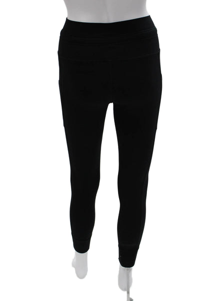 Carbon 38 Womens Jogger Pants Black Nylon Blend Drawstring Size S