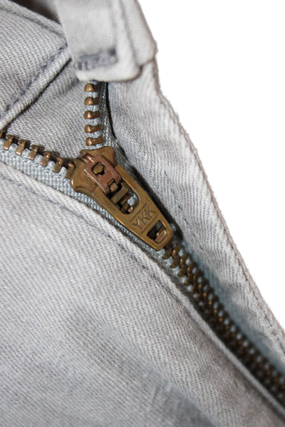 7 For All Mankind Women Skinny Gray Cotton Jeans Size 31