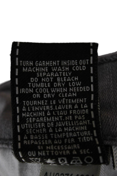 7 For All Mankind Women Skinny Gray Cotton Jeans Size 31