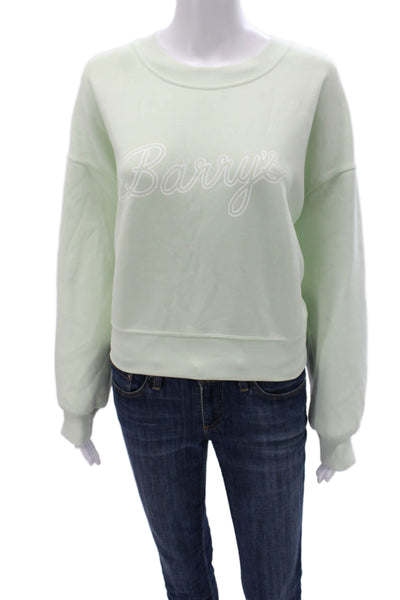Lululemon Women Pullover Sweatshirt Green Recycled Polyester Long Sleeve Size 8