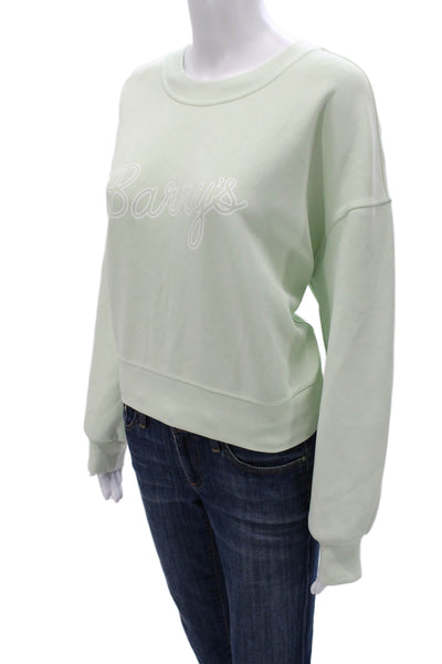 Lululemon Women Pullover Sweatshirt Green Recycled Polyester Long Sleeve Size 8
