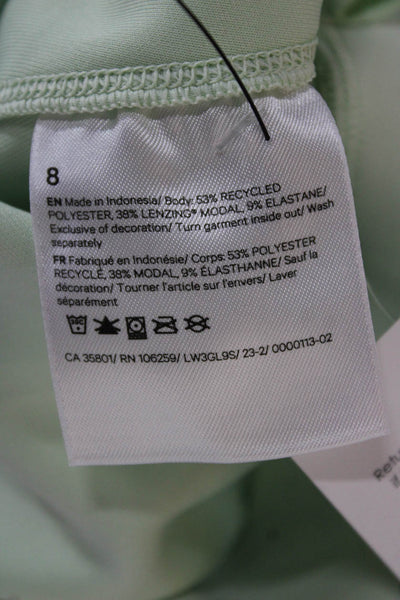 Lululemon Women Pullover Sweatshirt Green Recycled Polyester Long Sleeve Size 8