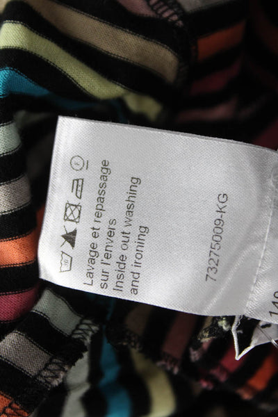 Rykiel Karna Body & Soul Womens Multicolor Striped Longsleeve T-Shirt Size S