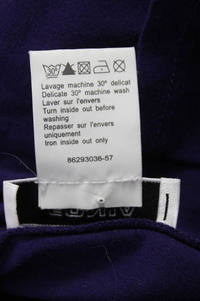 Sonia Sonia Rykiel Womens T-Shirt Purple Cotton Round Neck Short Sleeve Size S