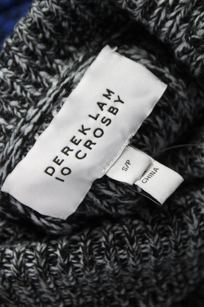 Derek Lam 10 Crosby Women Merino Wool Turtleneck Pullover Gray Size S