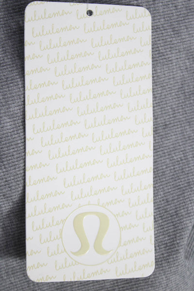Lululemon Womens Basic Modal V Neck Sleeveless Tank Gray Size 4