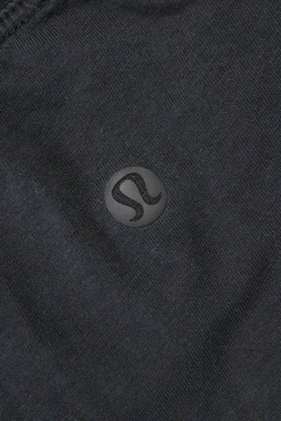 Lululemon Women Basic Tank Black Polyester Round Neck Sleeveless Size 6