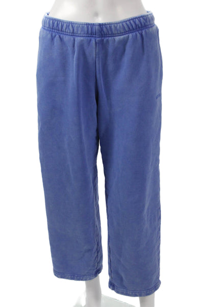 Aritzia Womens Sweatpants Blue Cotton Pull On Solid Size S