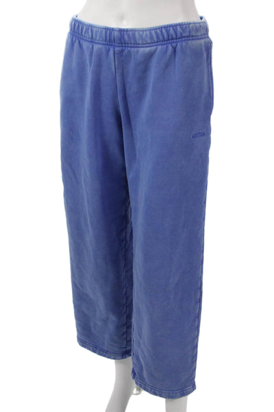 Aritzia Womens Sweatpants Blue Cotton Pull On Solid Size S