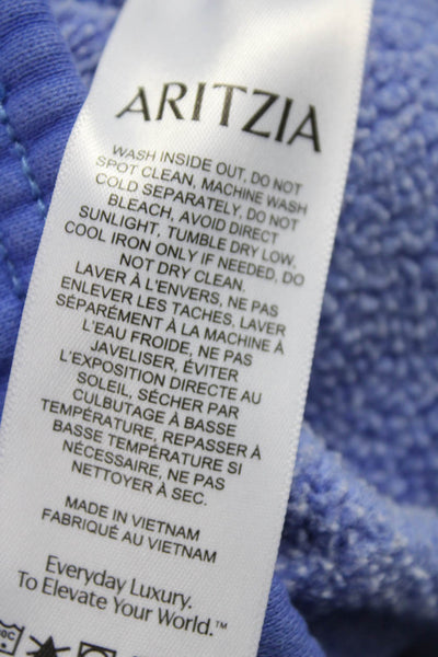Aritzia Womens Sweatpants Blue Cotton Pull On Solid Size S