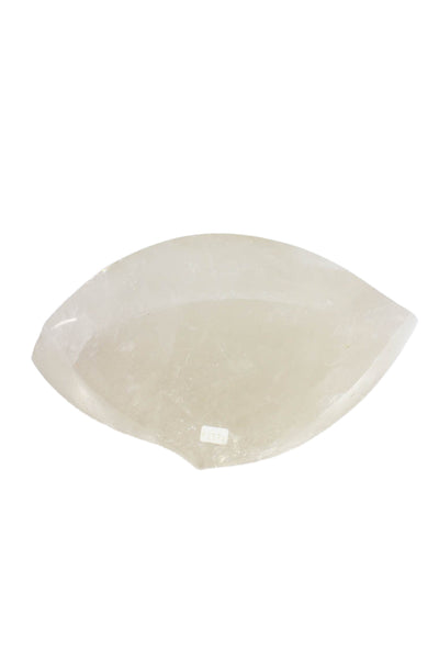 Designer Clear Beige Crystal Decorative Heart 7"x10"