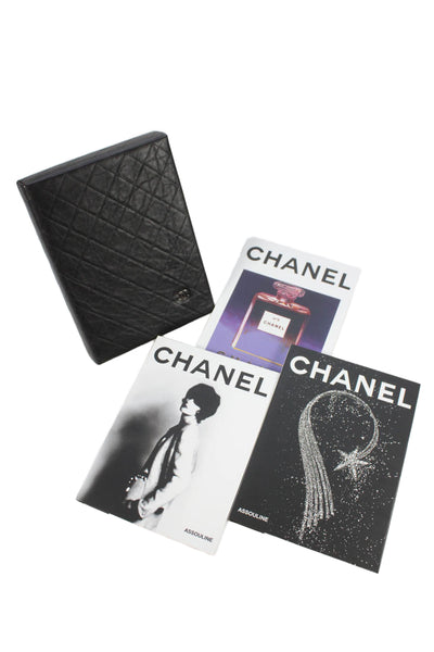 Chanel Black White Quilted Leather Special Edition Book Set By Assouline