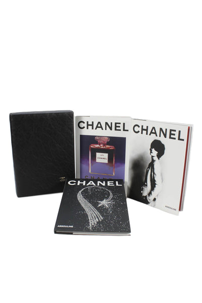 Chanel Black White Quilted Leather Special Edition Book Set By Assouline