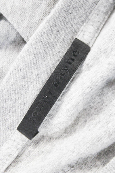 Jenni Kayne Women Basic Gray Cotton Short Sleeve Crew Neck T-Shirt Size S