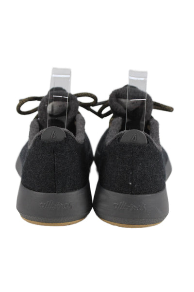 Allbirds Womens Lace Up Wool Runner Sneakers Grey Size 7