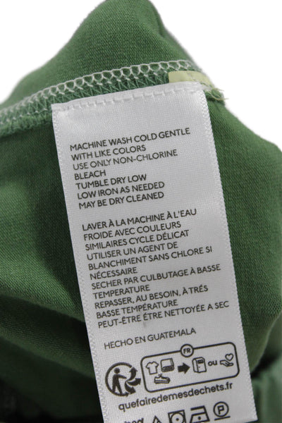 Pilcro Anthropologie Women Cropped Strapless Tank Green Size XS