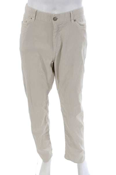 Peter Millar Mens Beige Chinos Stretch Cotton Elastane Size 36
