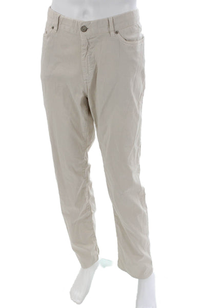 Peter Millar Mens Beige Chinos Stretch Cotton Elastane Size 36