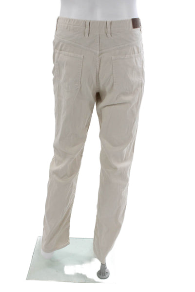 Peter Millar Mens Beige Chinos Stretch Cotton Elastane Size 36