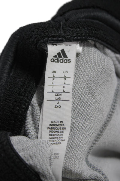 Adidas Mens Track Pants Gray Camo Polyester Pull On Size L