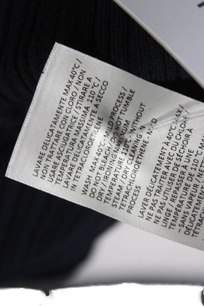 ELEVENTY Womens Maxi Dress Black 100% Cotton Sleeveless Crew Neck Size S